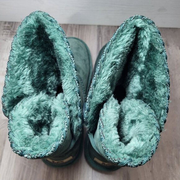 Lamo Essential Green Suede Fleece Lined Boots. - Picture 4 of 7